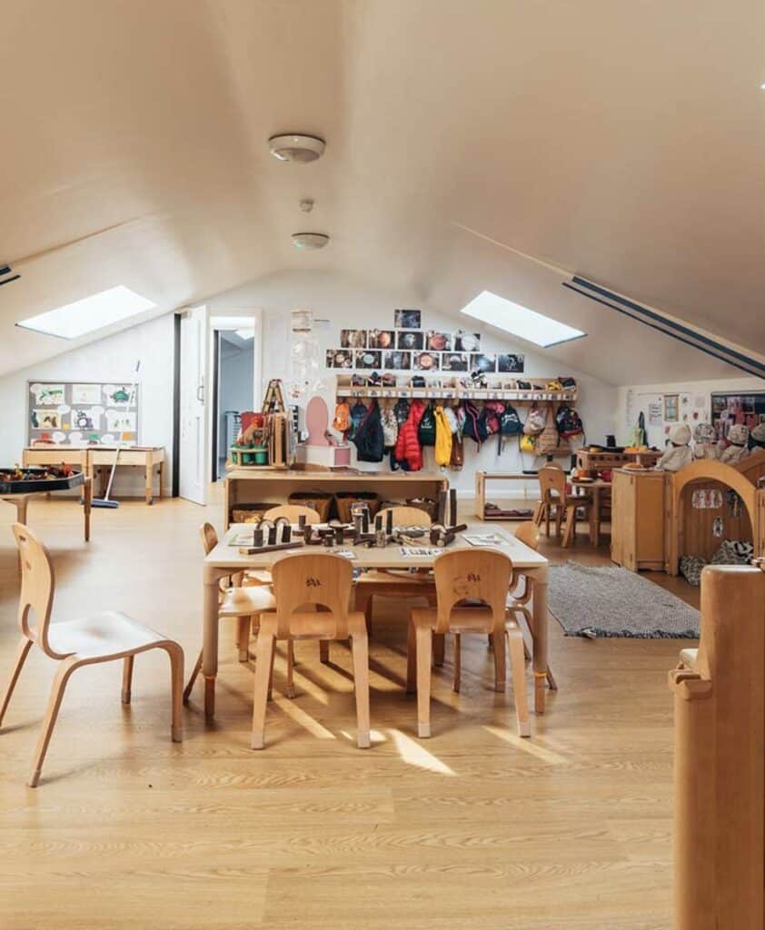 Raphael Nursery, mezzanine interior by Flair Studio